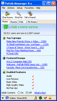 chat, video, audio, web, web chat, instant messenger, messenger, AIM, Yahoo!, ICQ, Yahoo, Trillian, IM, IMing, chatting